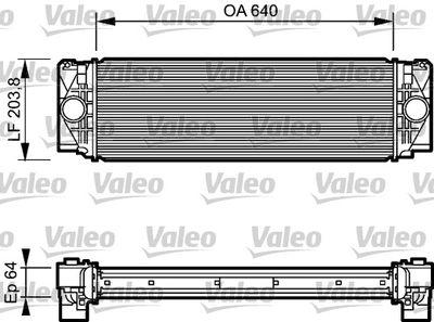 Intercooler - Laddluftkylare VALEO 818732