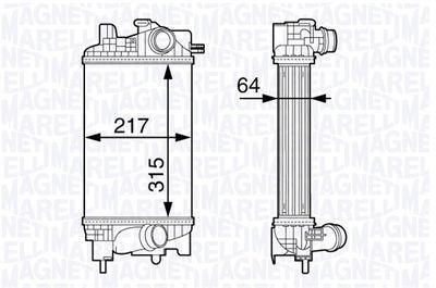 Intercooler - Laddluftkylare MAGNETI MARELLI 351319203020