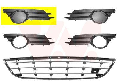 Stötfångargaller - Ventilationsgaller, stötfångare VAN WEZEL 3750592