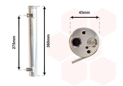 Torkfilter - Torkare,m klimatanläggning VAN WEZEL 3000D471