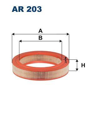 Luftfilter - Luftfilter FILTRON AR 203