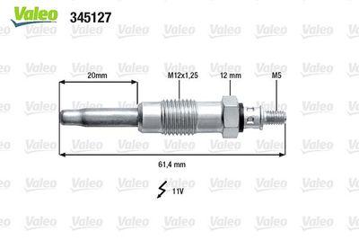 Glödstift - Glödstift VALEO 345127