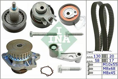 Vattenpump + kamremssats - Vattenpump + kuggremssats INA 530 0360 30