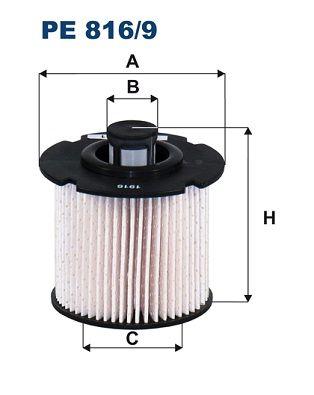 Bränslefilter - Bränslefilter FILTRON PE 816/9