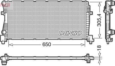 Kylare - Kylare, motorkylning DENSO DRM02017