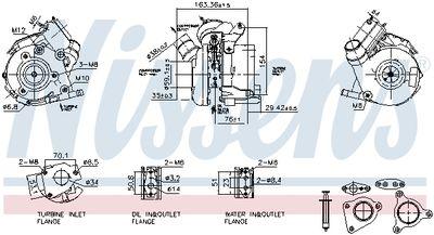 Turboladdare - Laddare, laddsystem NISSENS 93830