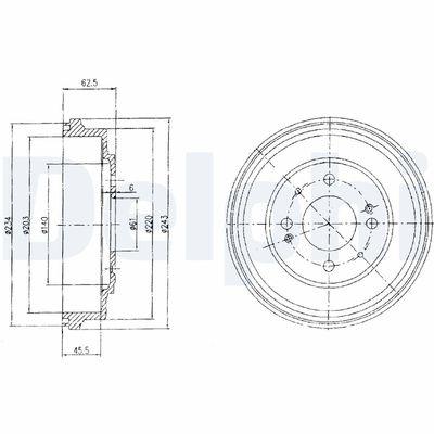 Bromstrummor - Bromstrumma DELPHI BF482