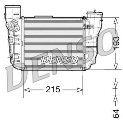 Intercooler - Laddluftkylare DENSO DIT02020