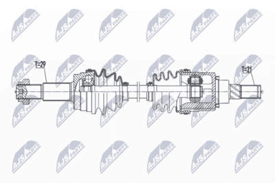 Drivaxel - Drivaxel NTY NPW-NS-106