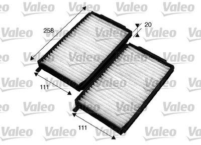 Pollenfilter - Filter, kupéventilation VALEO 715576