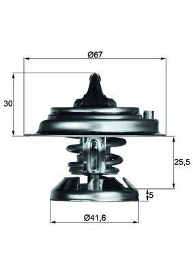 Termostat - Termostat, kylmedel MAHLE TX 29 85D