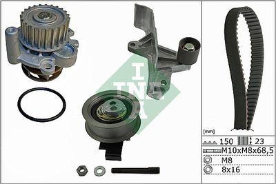 Vattenpump + kamremssats - Vattenpump + kuggremssats INA 530 0546 30