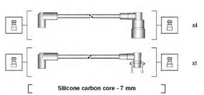 Tändkabel - Tändkabelsats MAGNETI MARELLI 941145340731