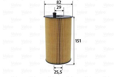 Oljefilter - Oljefilter VALEO 586601