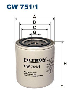 Kylvätskefilter - Kylmedelsfilter FILTRON CW 751/1