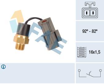 Temperaturfläkt, kylarradiatorfläkt - Termokontakt, kylarfläkt FAE 37560