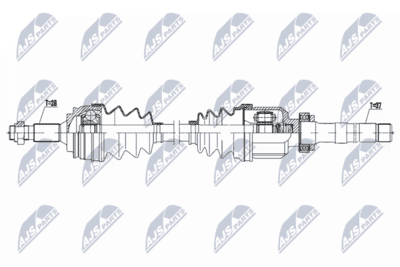 Drivaxel - Drivaxel NTY NPW-CT-123