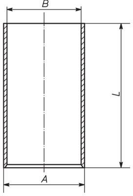 Cylindermantel - Cylinderhylsa MAHLE 007 WV 09 00