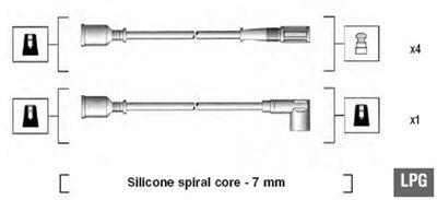 Tändkabel - Tändkabelsats MAGNETI MARELLI 941095570597