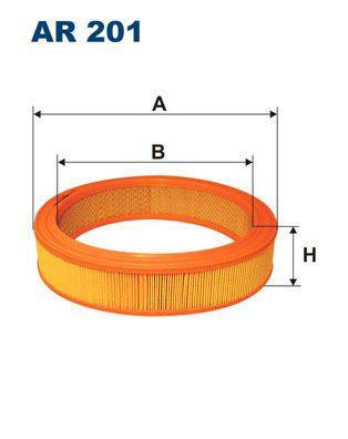 Luftfilter - Luftfilter FILTRON AR 201