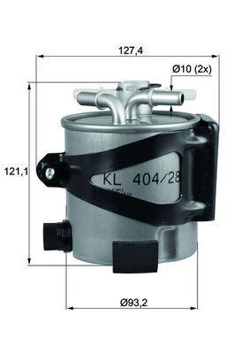 Bränslefilter - Bränslefilter KNECHT KLH 44/25