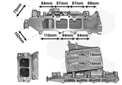 Intercooler - Laddluftkylare VAN WEZEL 58004361