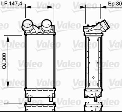 Intercooler - Laddluftkylare VALEO 818837