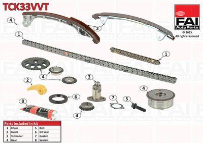 Kamkedjesats - Transmissionskedjesats FAI AUTOPARTS TCK33VVT