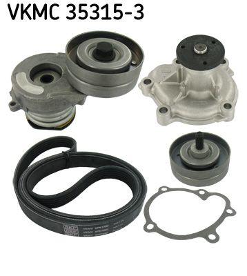 Vattenpump + serpentinremsats - Vattenpump + spårremssats SKF VKMC 35315-3