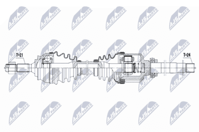 Drivaxel - Drivaxel NTY NPW-CT-057