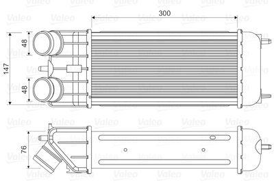 Intercooler - Laddluftkylare VALEO 818663