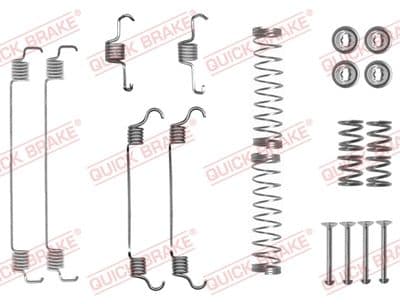 Bromstrummedelar - Tillbehörssats, bromsbackar QUICK BRAKE 105-0835