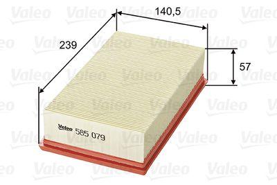 Luftfilter - Luftfilter VALEO 585079