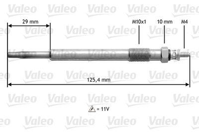 Glödstift - Glödstift VALEO 345168