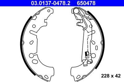 Bromsbackar - Bromsbackar, sats ATE 03.0137-0478.2