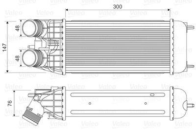 Intercooler - Laddluftkylare VALEO 818547