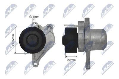 Remsträckare, v-rem - Spännrulle, aggregatrem NTY RNK-NS-036
