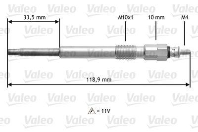 Glödstift - Glödstift VALEO 345152