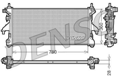 Kylare - Kylare, motorkylning DENSO DRM21101