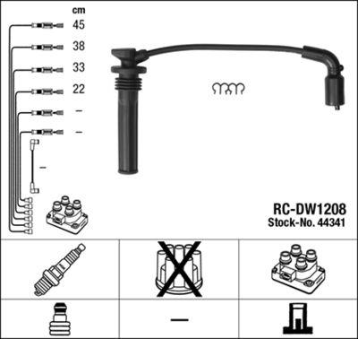 Tändkabel - Tändkabelsats NGK 44341