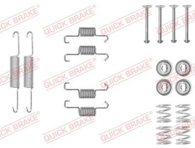 Handbroms delar - Tillbehörssats, bromsbackar, parkeringsbroms QUICK BRAKE 105-0011