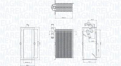 Intercooler - Laddluftkylare MAGNETI MARELLI 351319205430