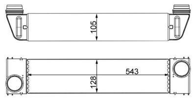 Intercooler - Laddluftkylare MAHLE CI 193 000S