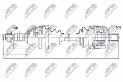 Drivaxel - Drivaxel NTY NPW-PL-032