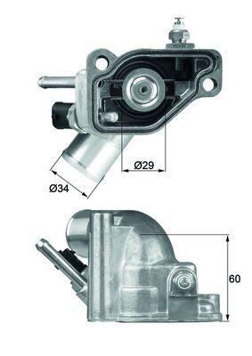 Termostat - Termostat, kylmedel MAHLE TI 5 92