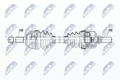 Drivaxel - Drivaxel NTY NPW-CT-141