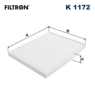 Pollenfilter - Filter, kupéventilation FILTRON K 1172