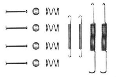 Bromstrummedelar - Tillbehörssats, bromsbackar TRW SFK5