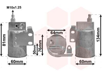 Torkfilter - Torkare,m klimatanläggning VAN WEZEL 3700D143