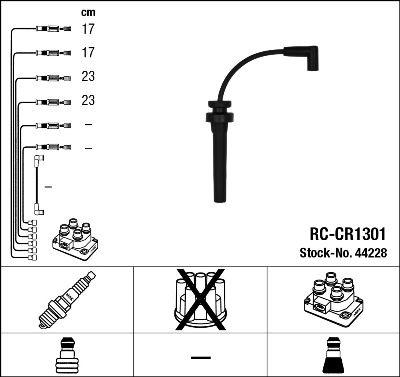 Tändkabel - Tändkabelsats NGK 44228